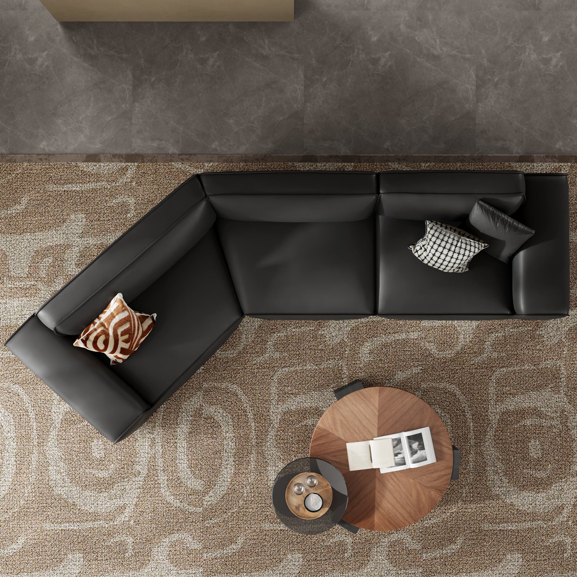 Canapé incurvé Domus