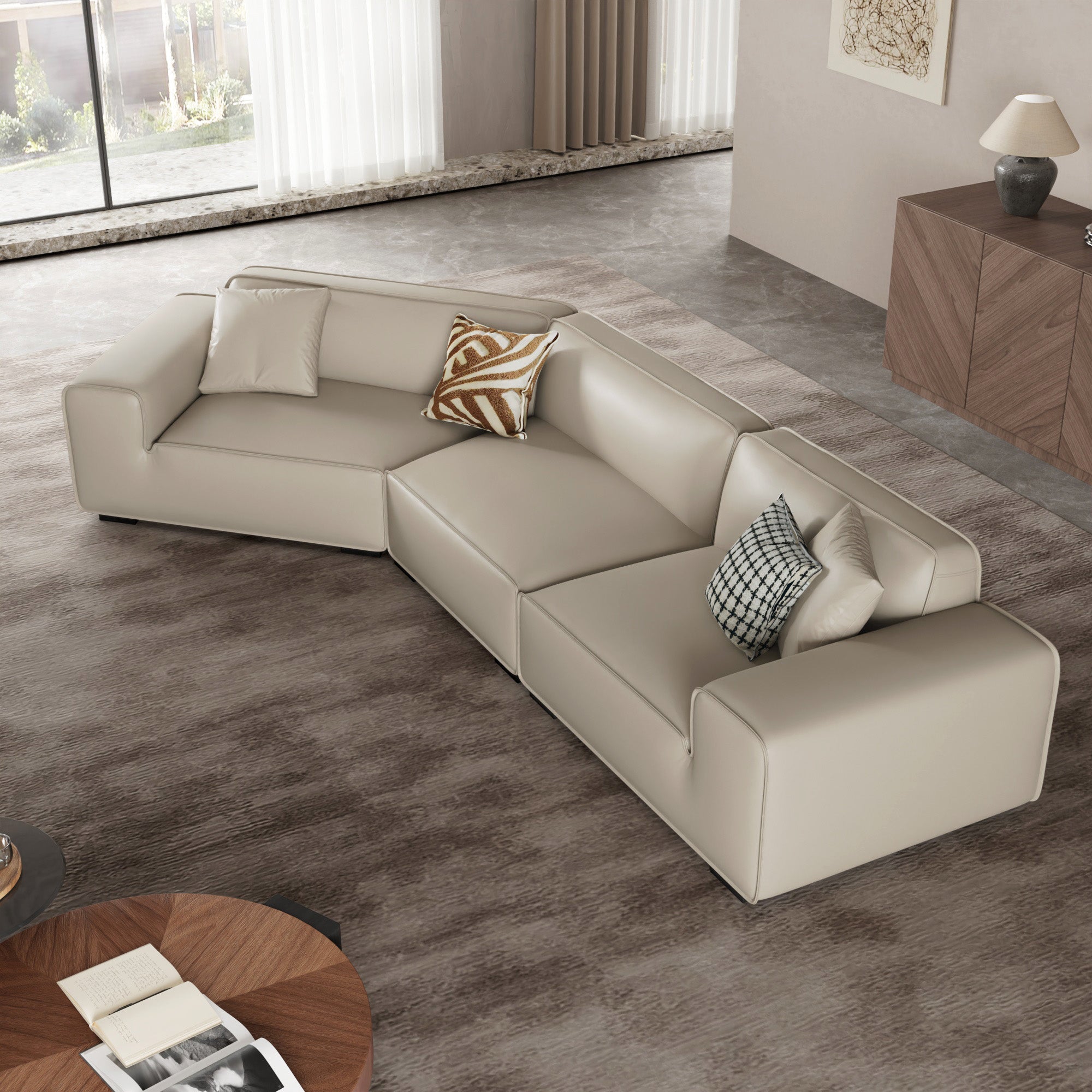 Canapé incurvé Domus