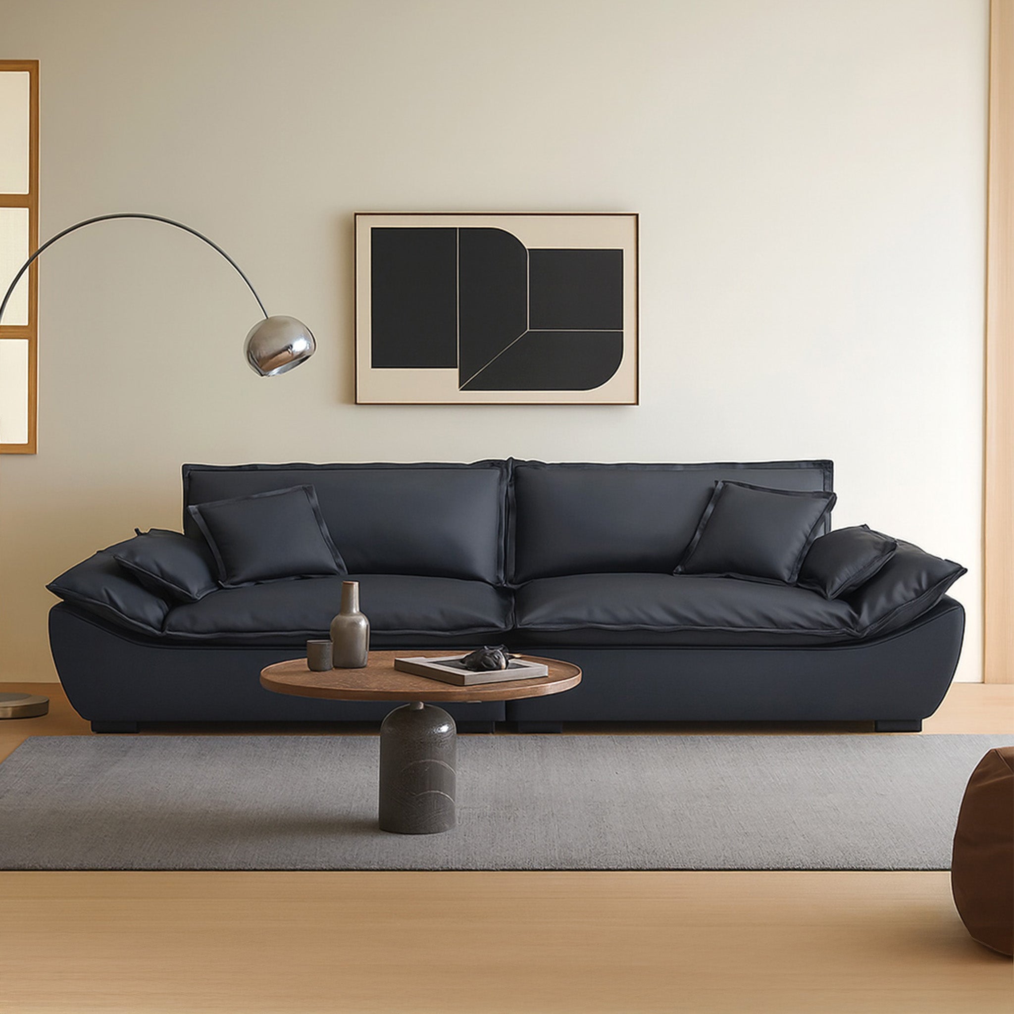 Canapé en cuir Casper Sailboat