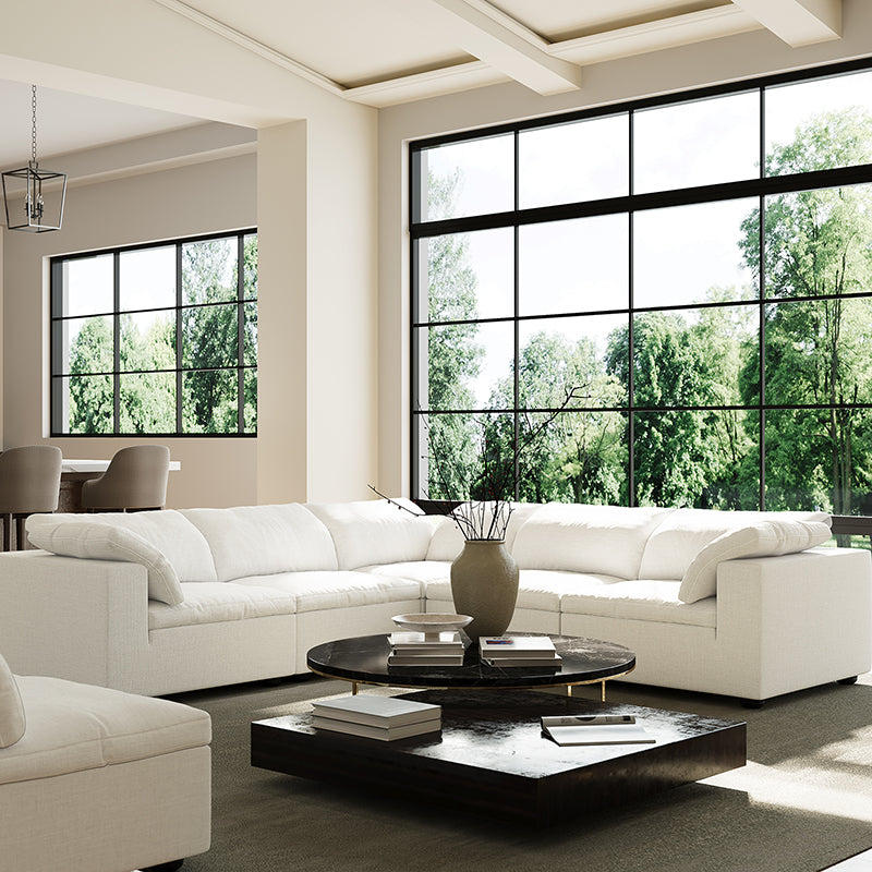 Sectionnel de coin tendre Wabi-Sabi