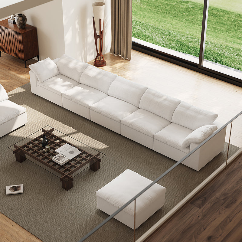 Canapé beige tendre Wabi-Sabi