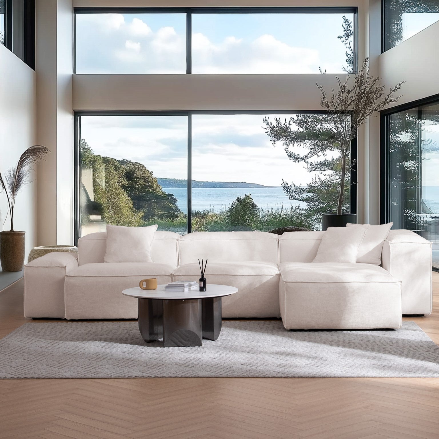 Canapé sectionnel modulaire Freedom kaki