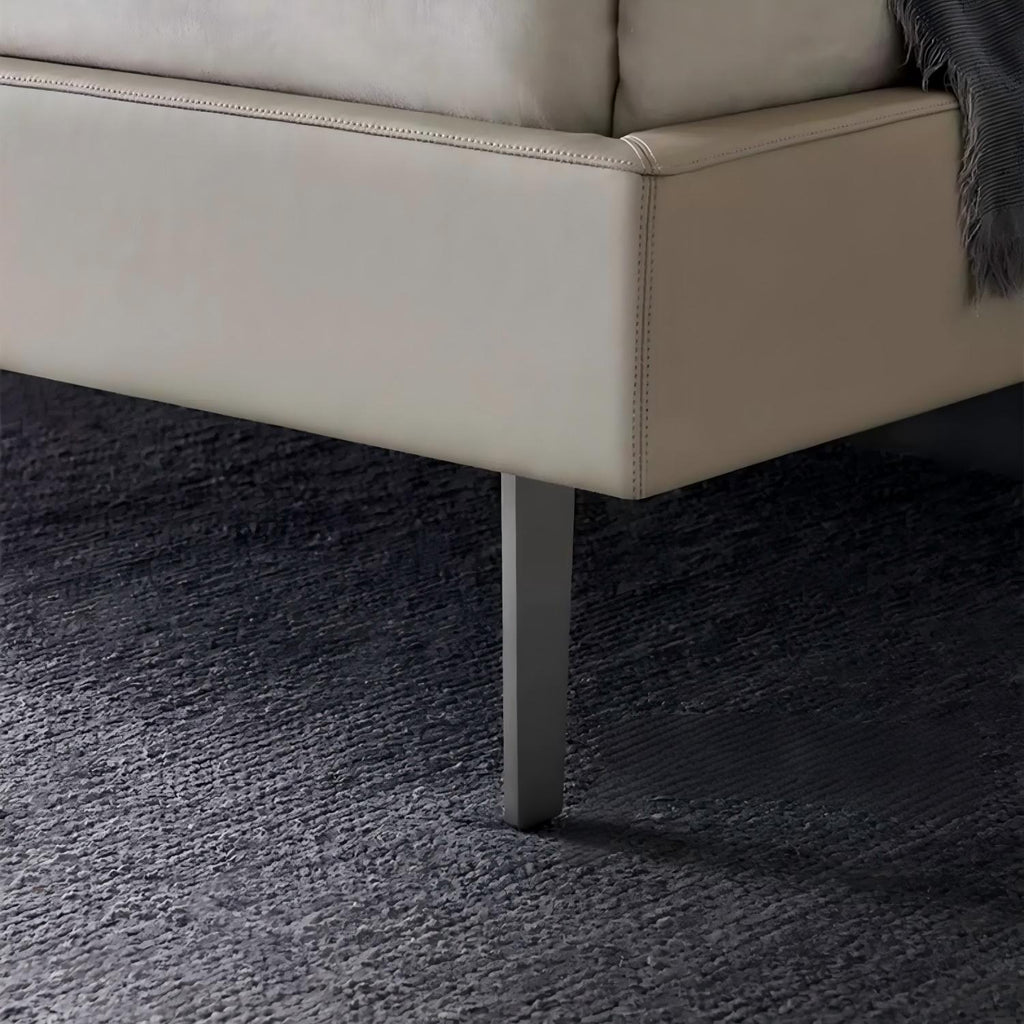 Lit en cuir Mocha Slice