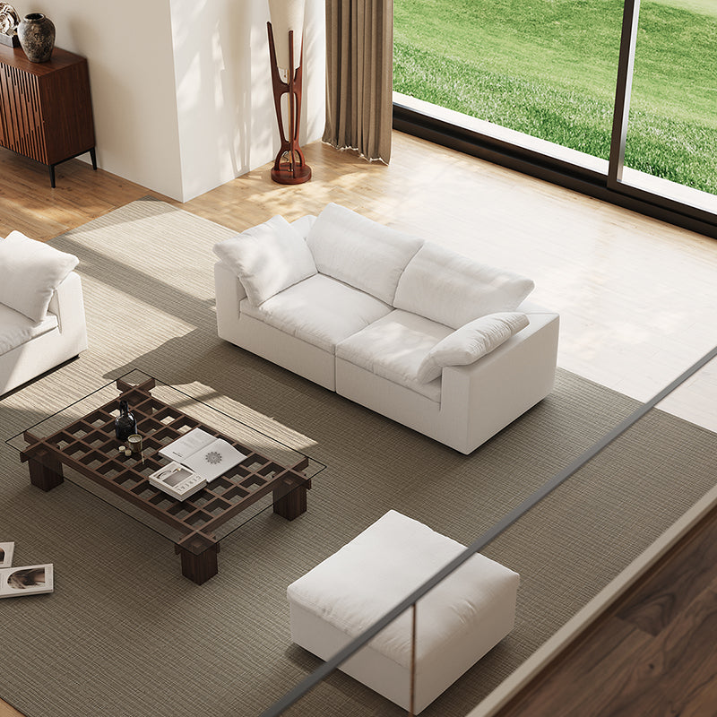 Canapé beige tendre Wabi-Sabi