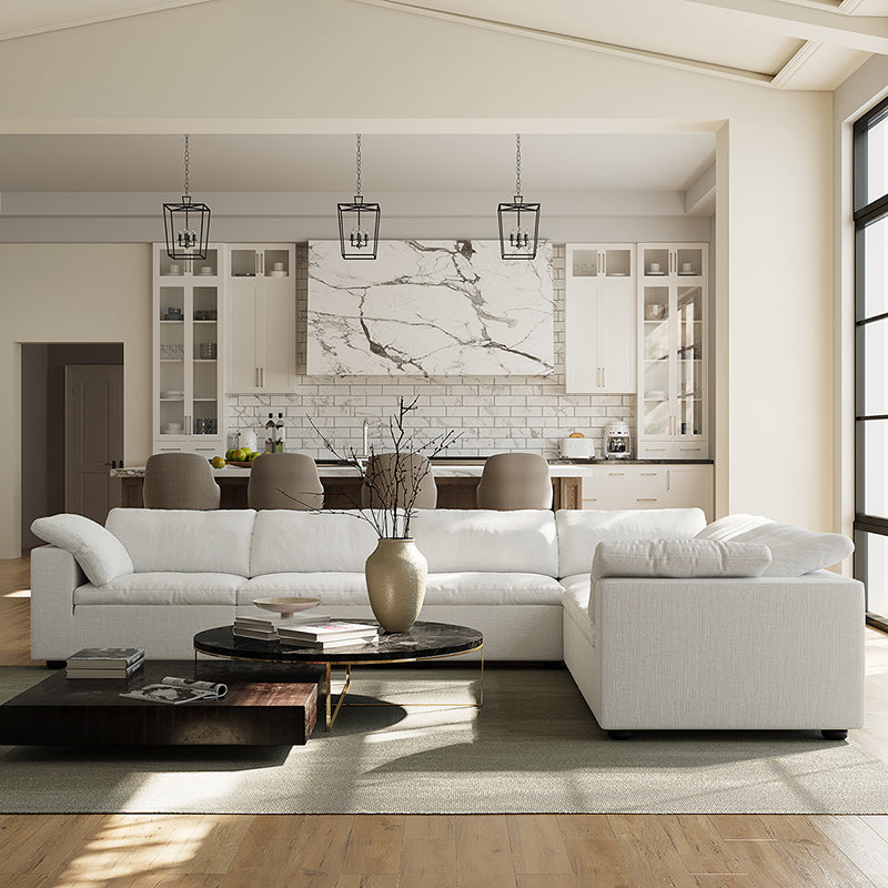 Sectionnel de coin tendre Wabi-Sabi