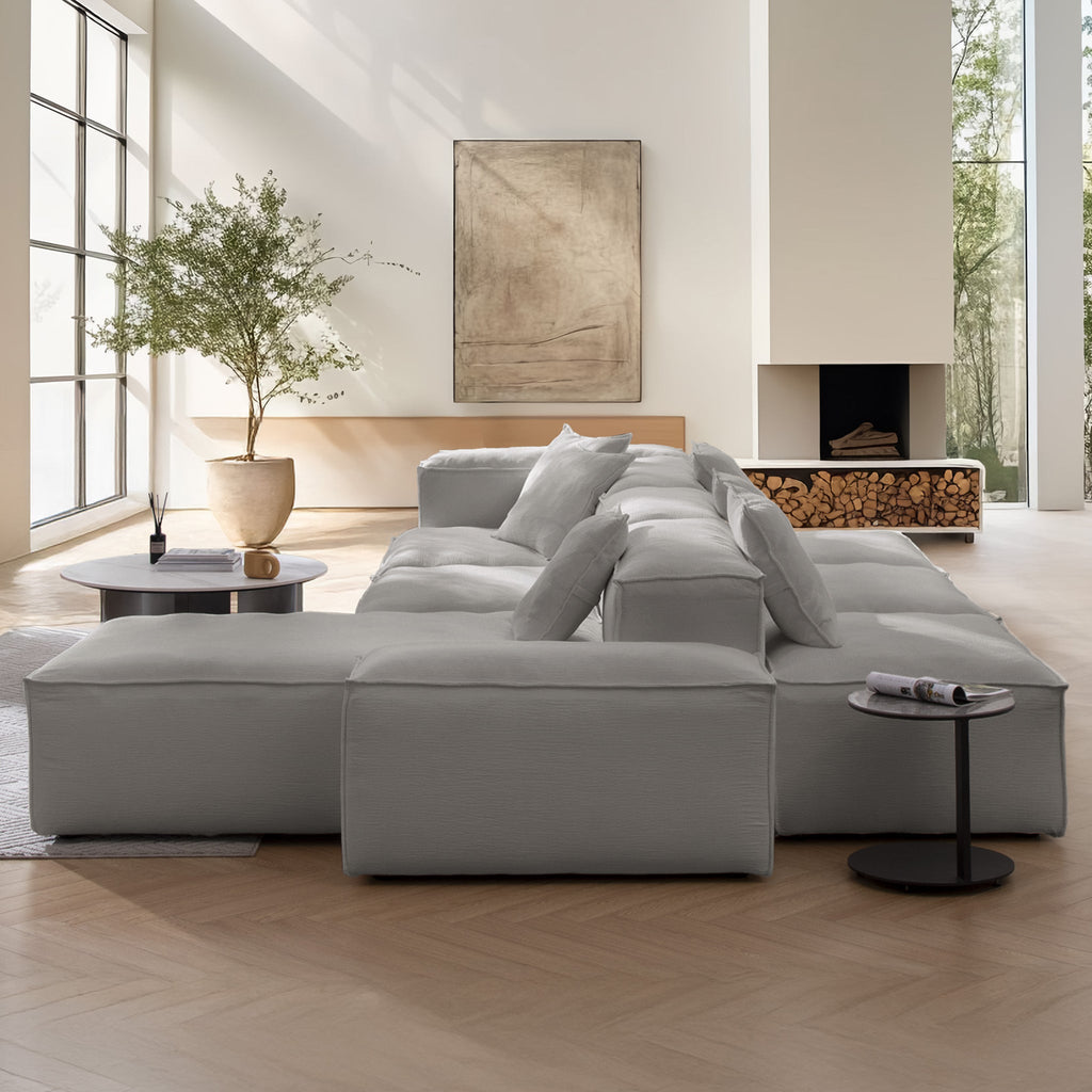 Canapé sectionnel double face Freedom Modular Gris