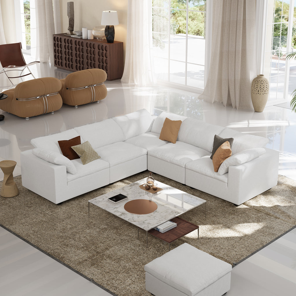 Sectionnel de coin tendre Wabi-Sabi