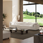 Canapé beige tendre Wabi-Sabi