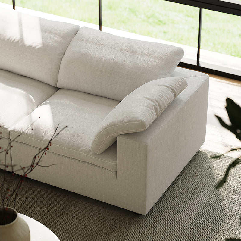 Canapé et pouf beige Tender Wabi-Sabi