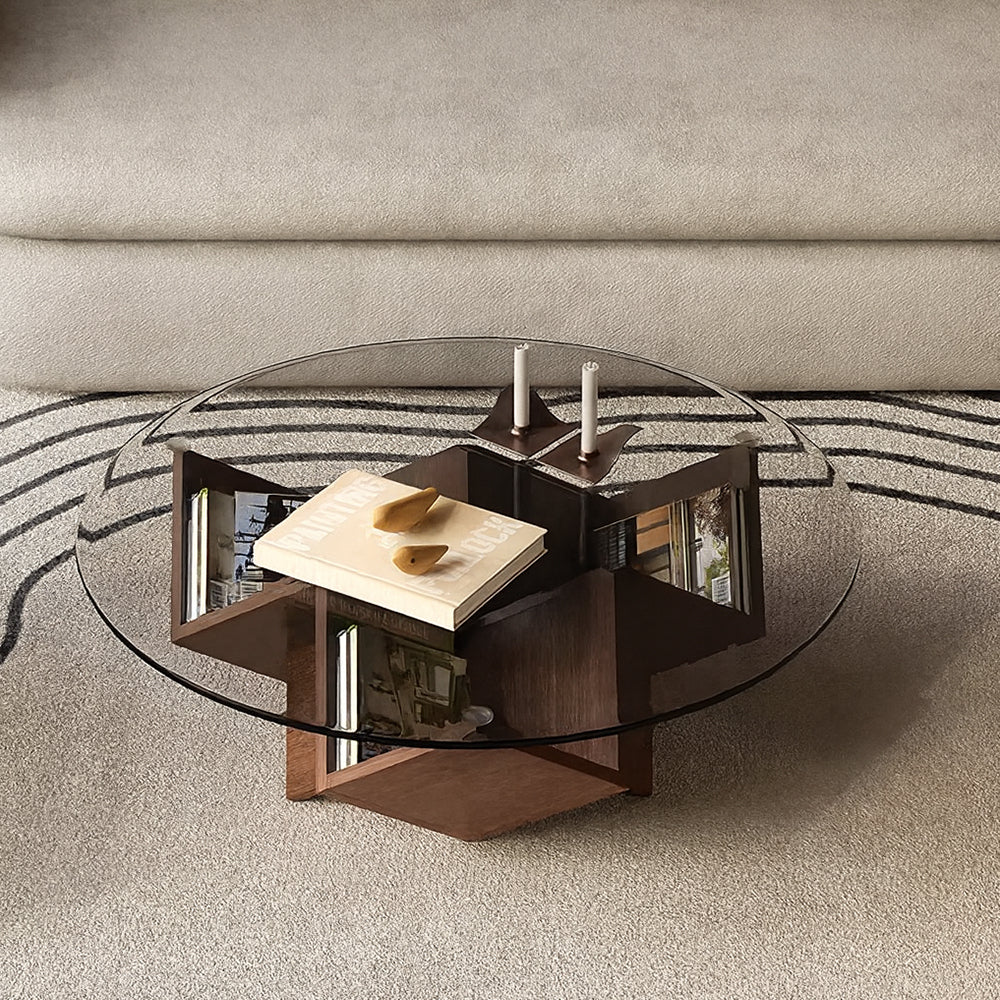 Table basse en verre Magic Cube scandinave