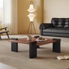 Table basse en bois arctique