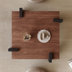 Table basse en bois arctique