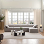 Canapé et pouf Tender Wabi-Sabi gris