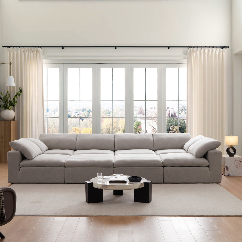 Canapé-lit gris tendre Wabi-Sabi