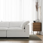 Canapé beige tendre Wabi-Sabi