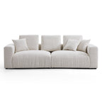 Canapé en tissu Serrat Beige Performance