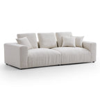 Canapé en tissu Serrat Beige Performance