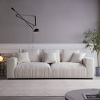 Canapé en tissu Serrat Beige Performance