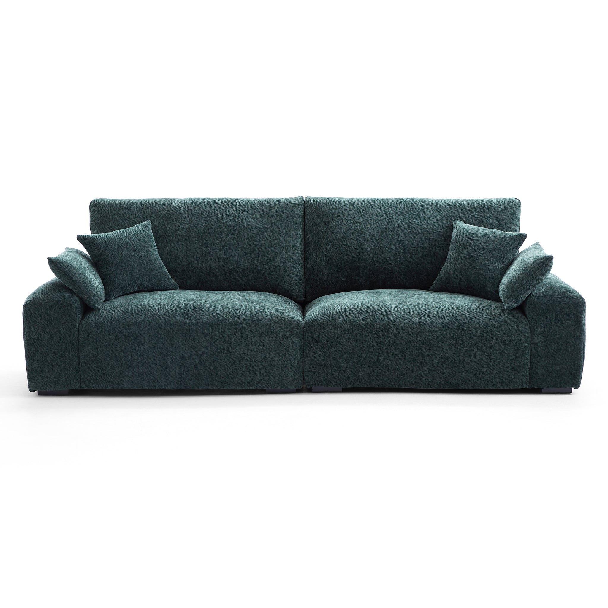 L'ensemble de canapés verts Empress