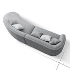 Canapé blanc Wabi-Sabi Crescent Bay