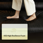 Canapé-lit en cuir Ridhay