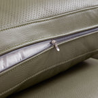 Canapé Olivia en cuir véritable pleine fleur