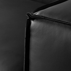 Canapé Kendall en cuir pleine fleur italien