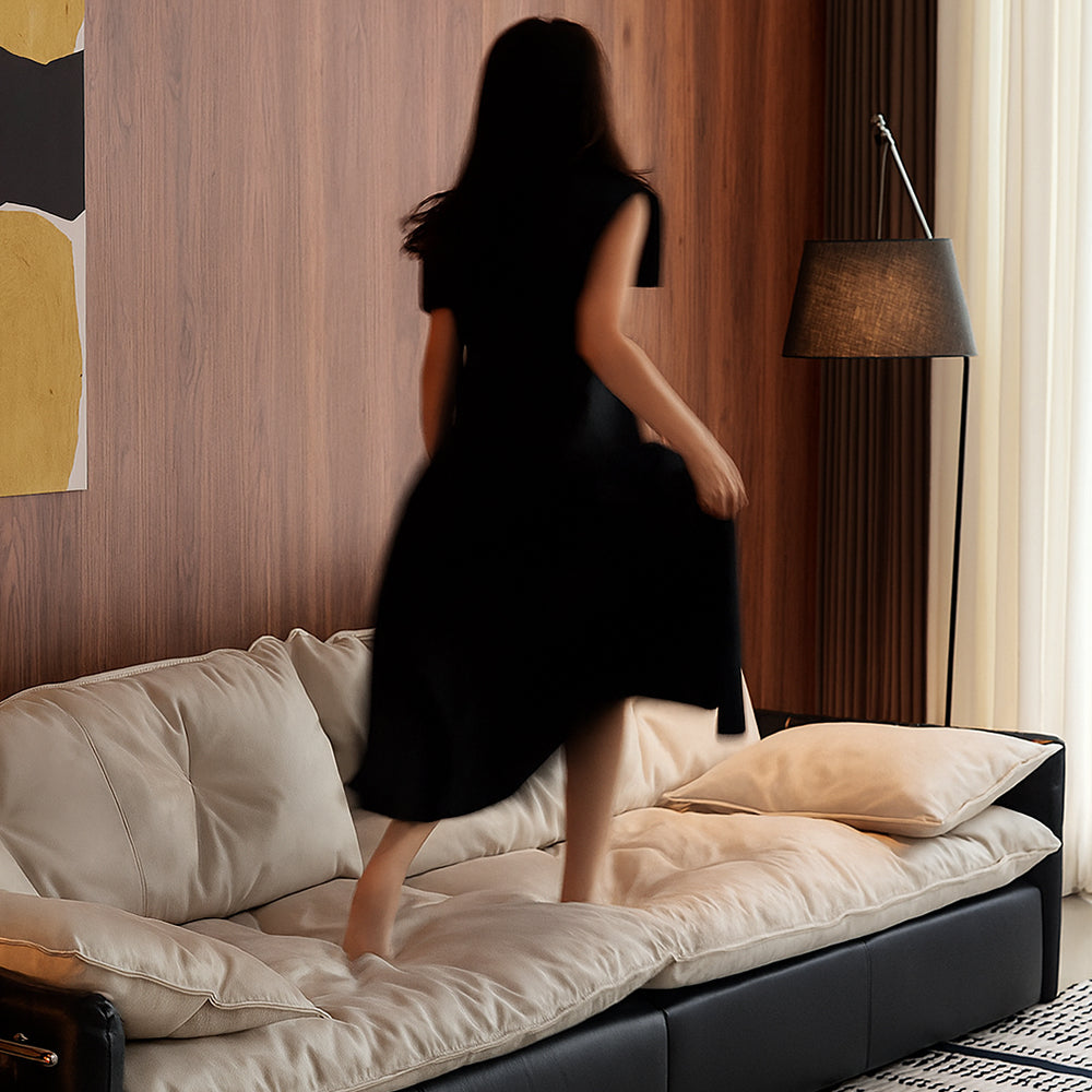 Canapé en cuir Murray