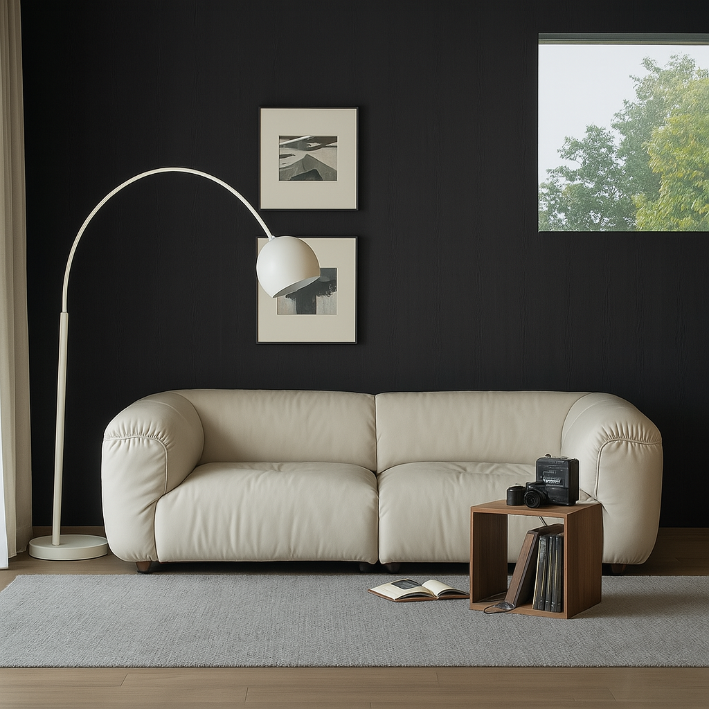 Canapé en cuir Lotta