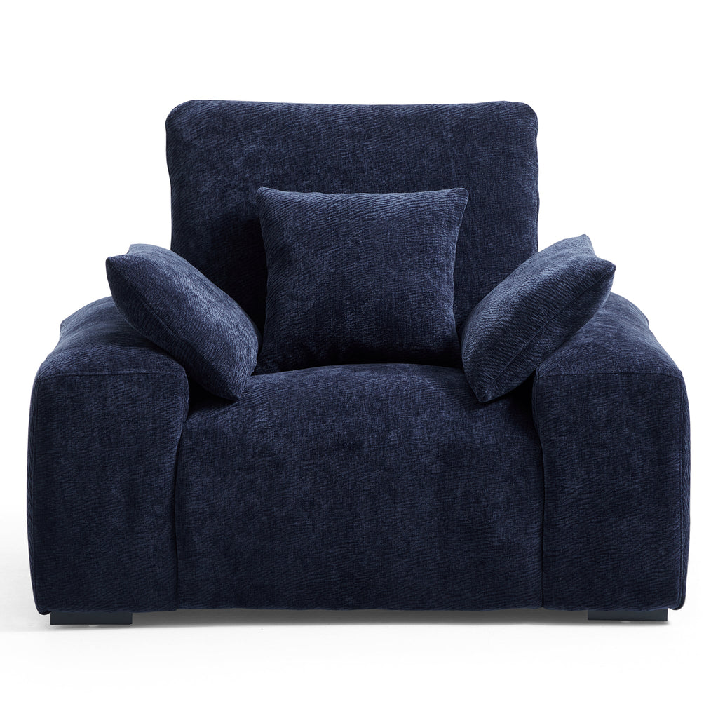 L'ensemble de canapés bleu marine Empress