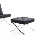 Fauteuil de salon en cuir Barcelona