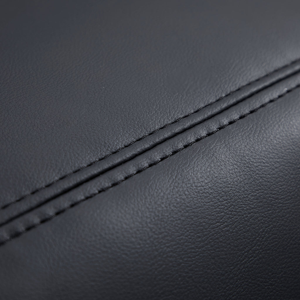 Canapé Blazer en cuir noir