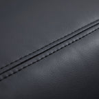 Canapé Blazer en cuir noir