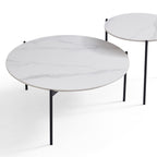 Ensemble de tables basses en pierre frittée Milan