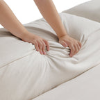 Canapé modulaire Freedom gris neuf avec pouf