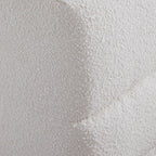 Lit en tissu bouclé moelleux