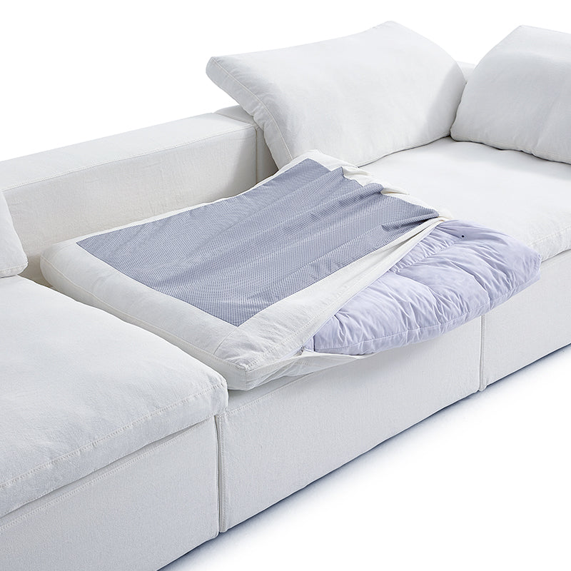 Canapé et pouf Tender Wabi-Sabi gris