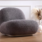 Fauteuil d'appoint gris Puff
