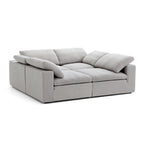 Canapé-lit gris tendre Wabi-Sabi