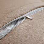 Ensemble de canapés modulaires en cuir gris foncé Domus