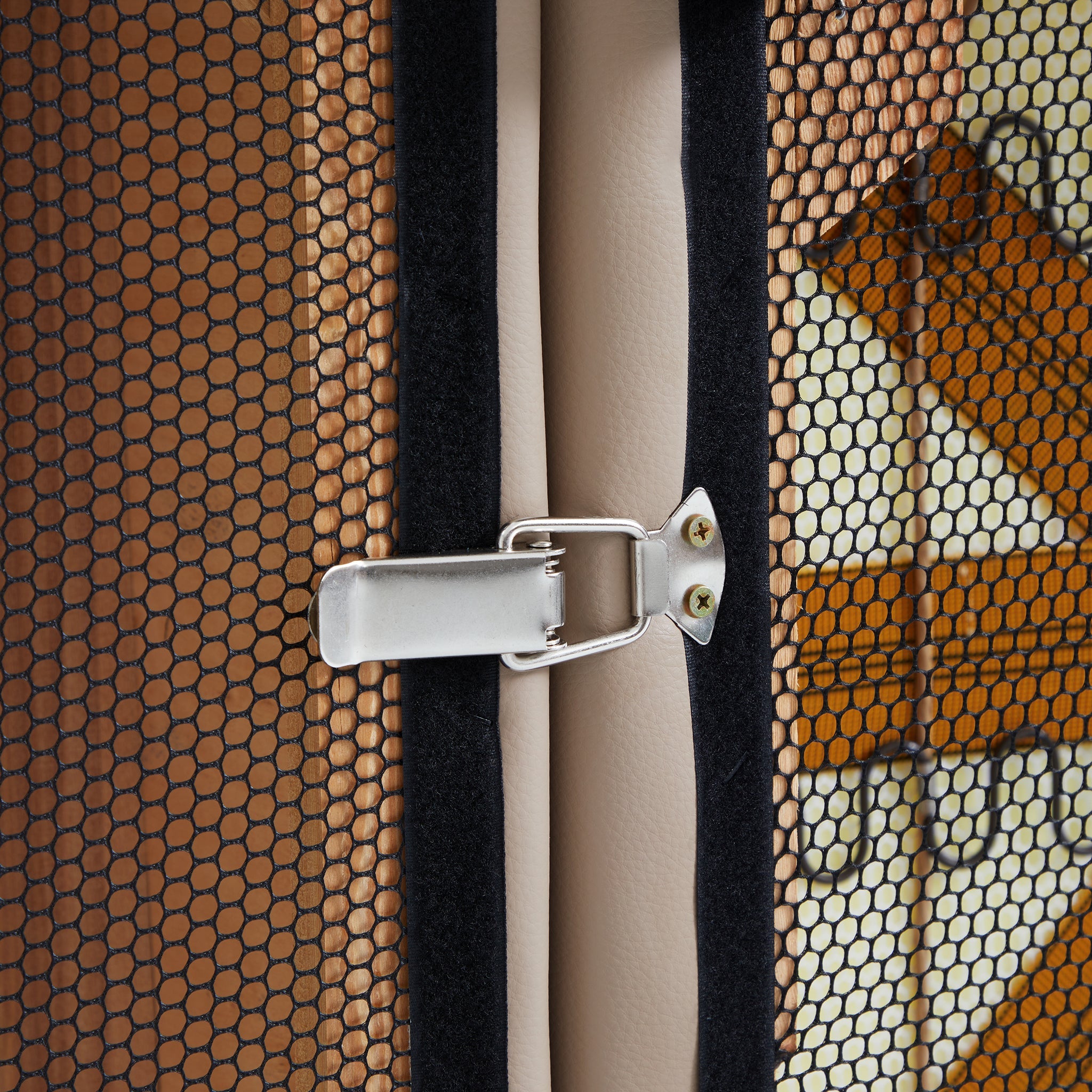 Canapé d'angle modulaire en cuir kaki Domus