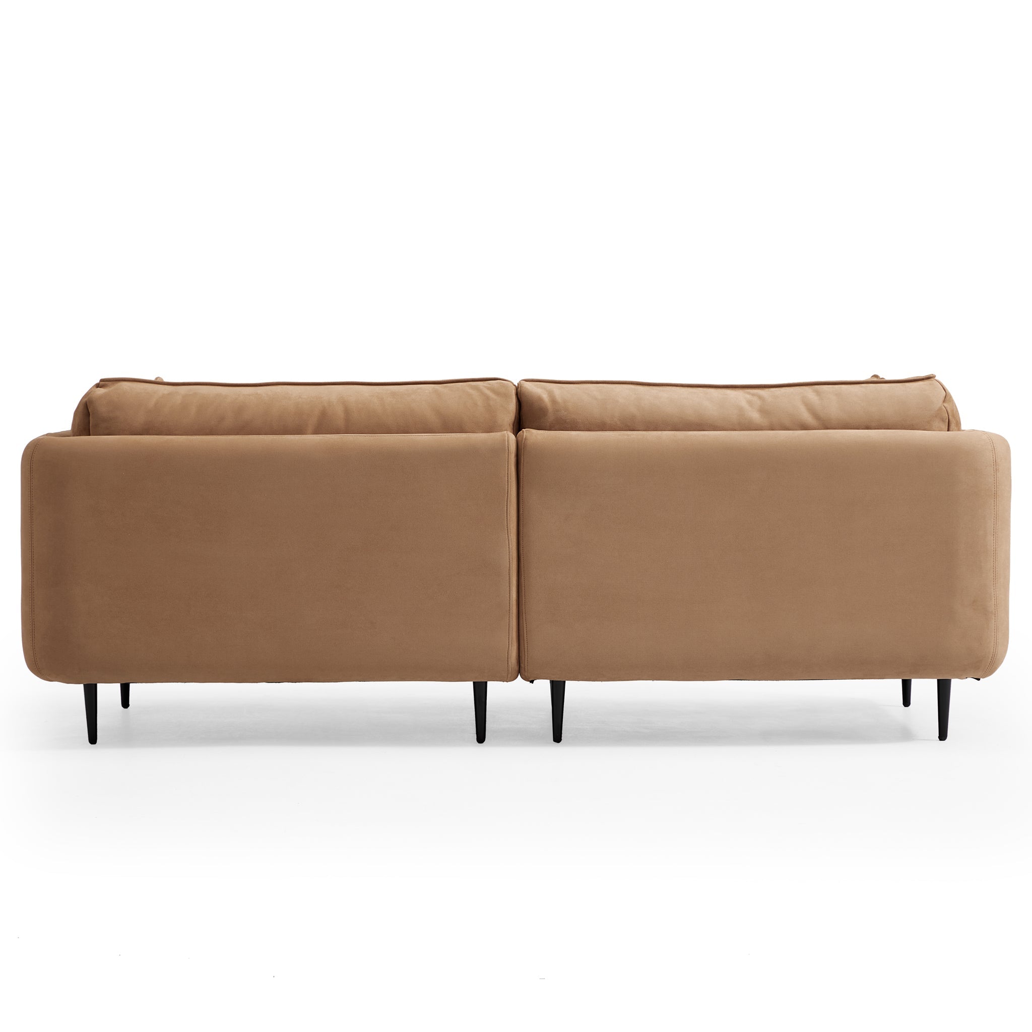 Canapé en tissu camel vanille