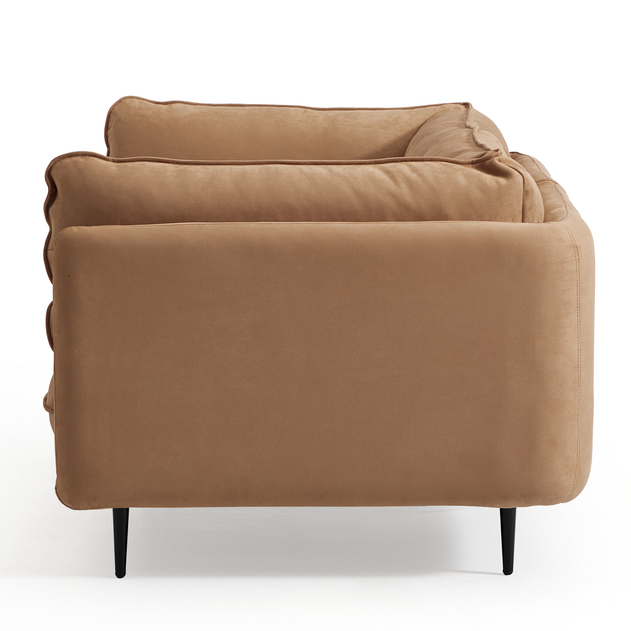 Canapé en tissu camel vanille