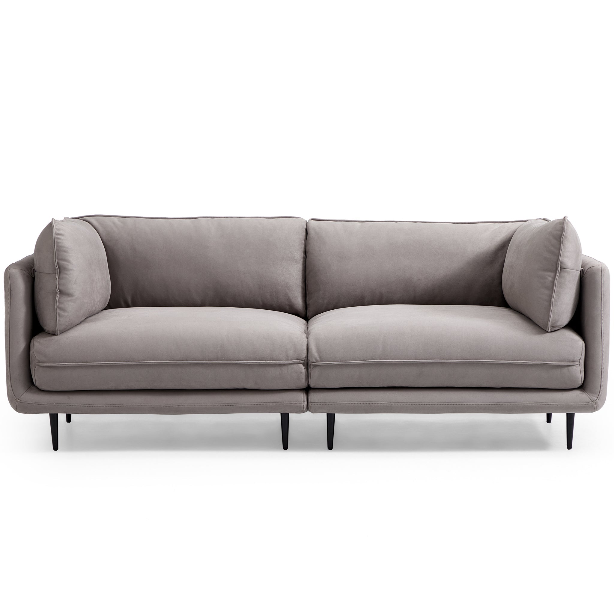 Canapé en tissu camel vanille