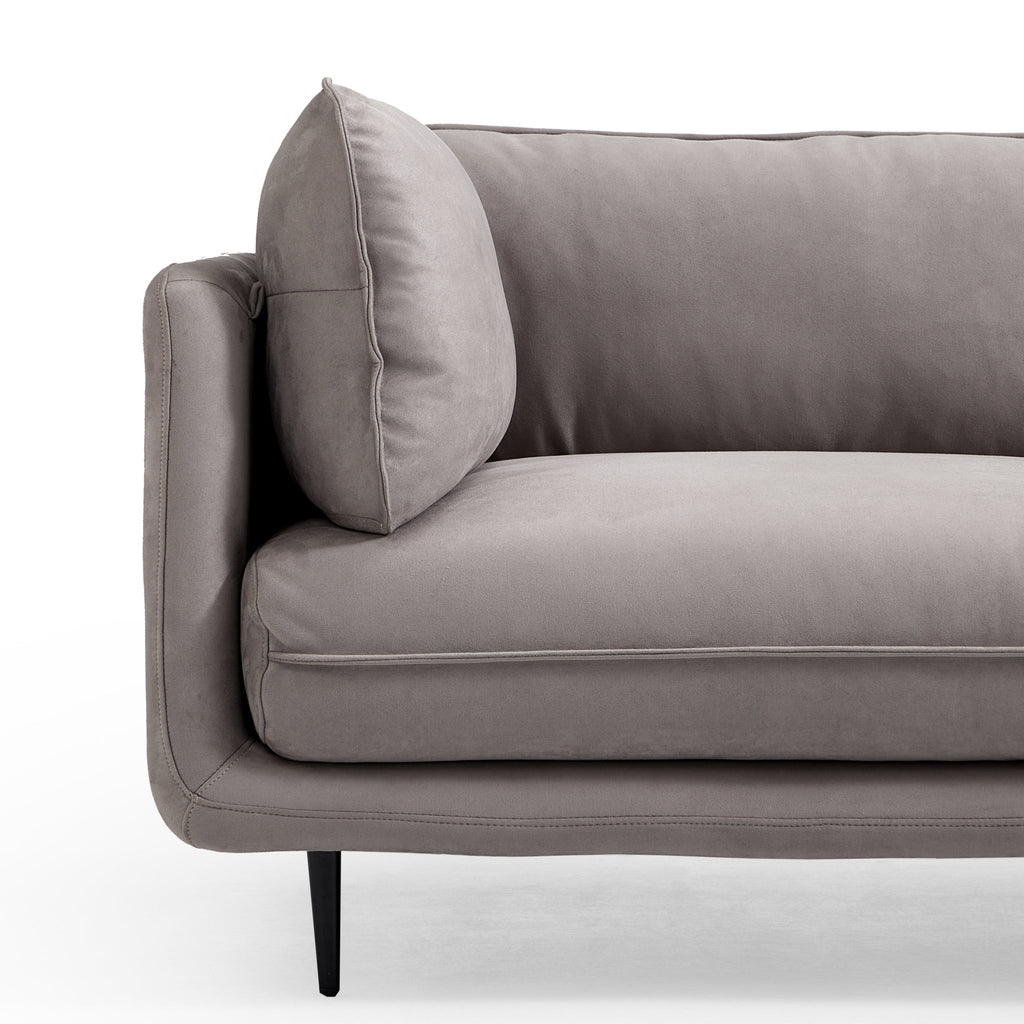 Canapé en tissu camel vanille