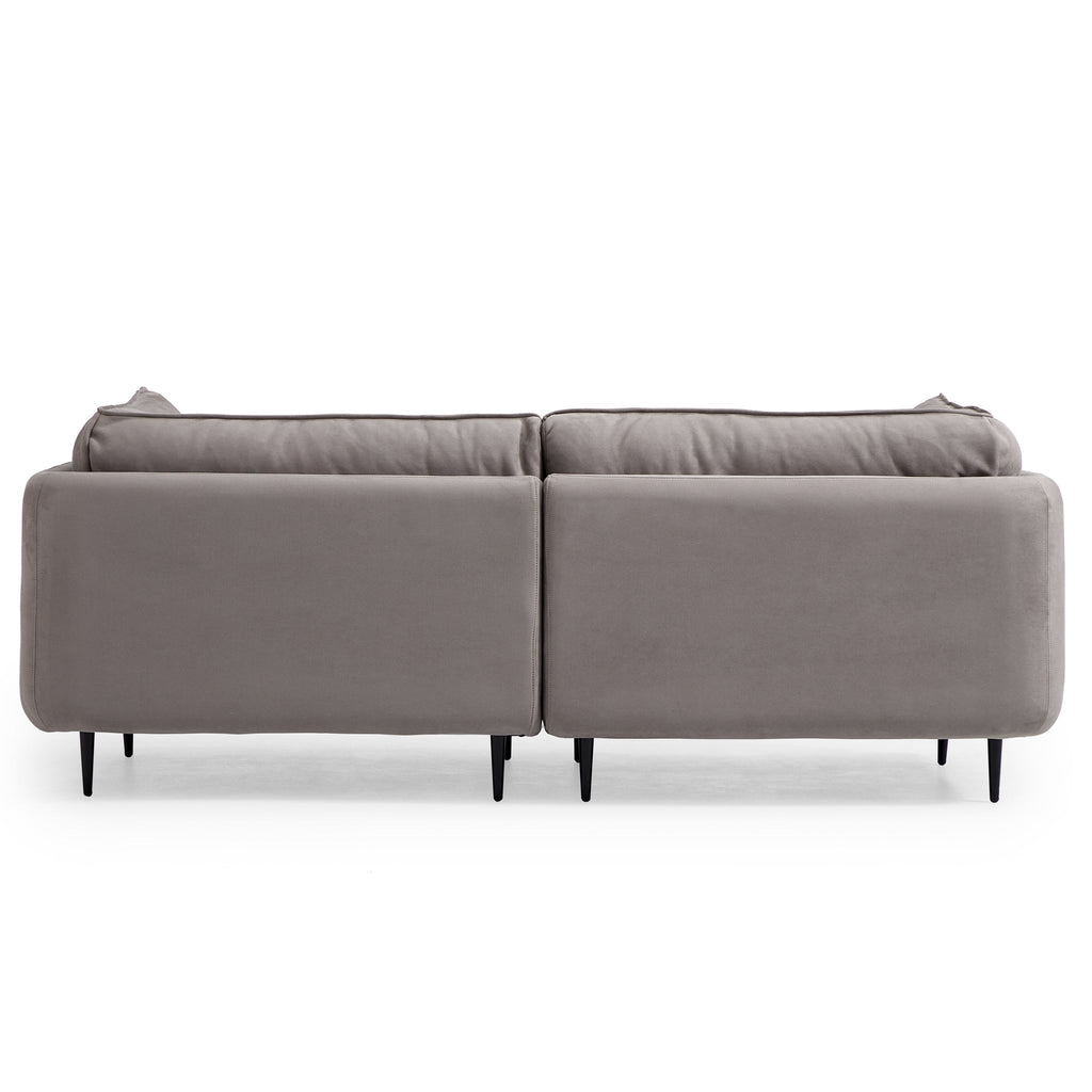 Canapé en tissu camel vanille