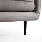 Canapé en tissu gris vanille