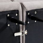 Canapé en tissu camel vanille