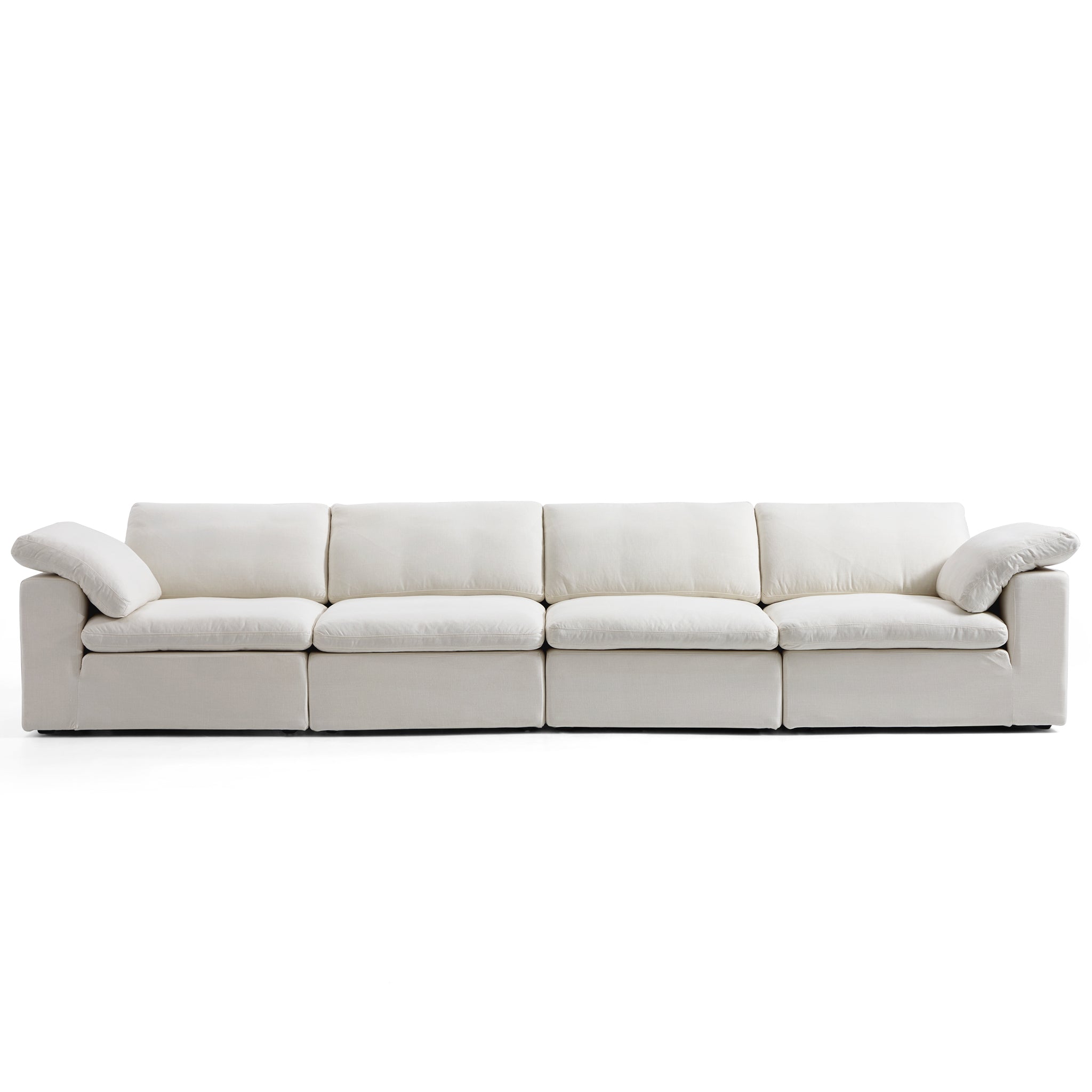 Canapé beige tendre Wabi-Sabi