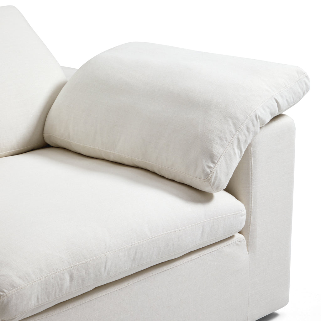 Canapé et pouf Tender Wabi-Sabi blancs